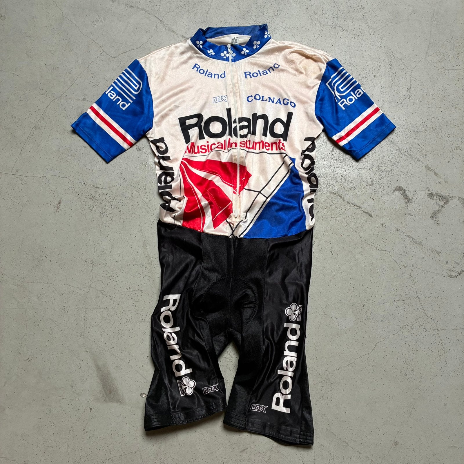 Roland Colnago 1988 koerstrui wielertrui tijdritpak, Enlèvement ou Envoi, Comme neuf, S
