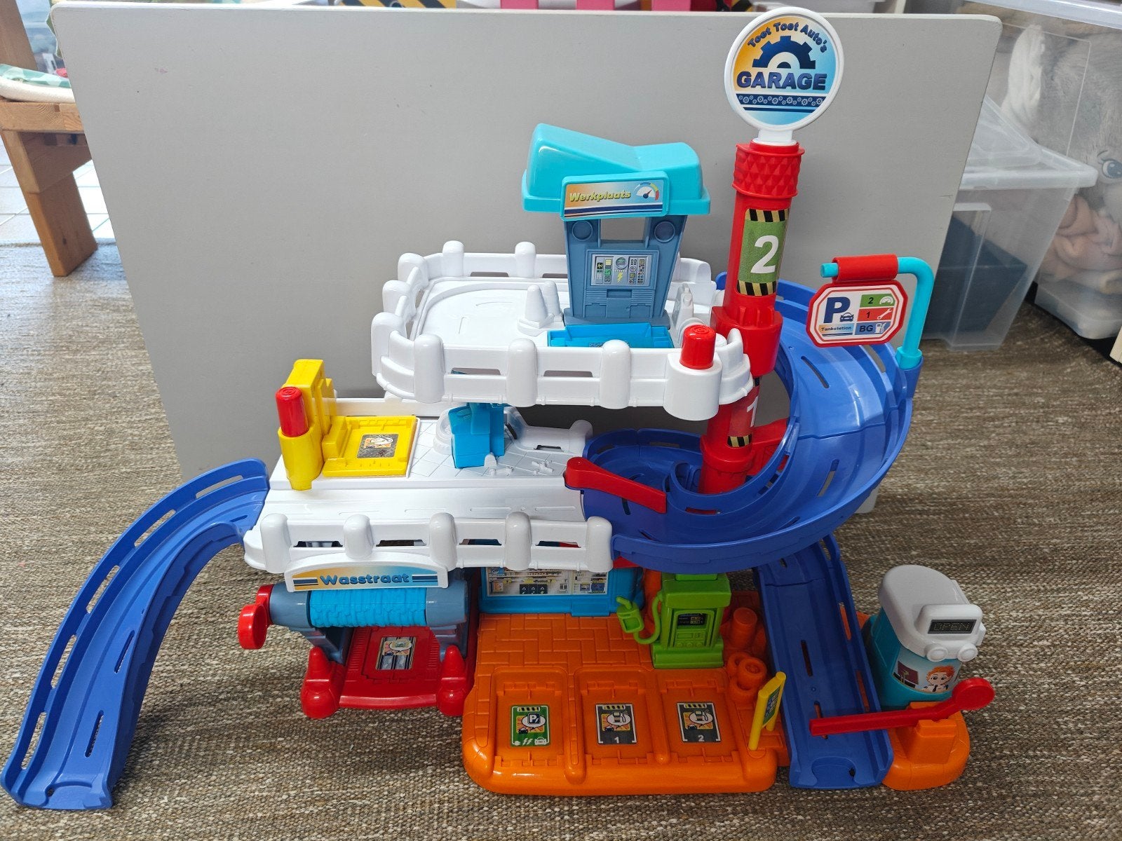 VTech pro series garage, Kinderen en Baby's, Ophalen, Zo goed als nieuw