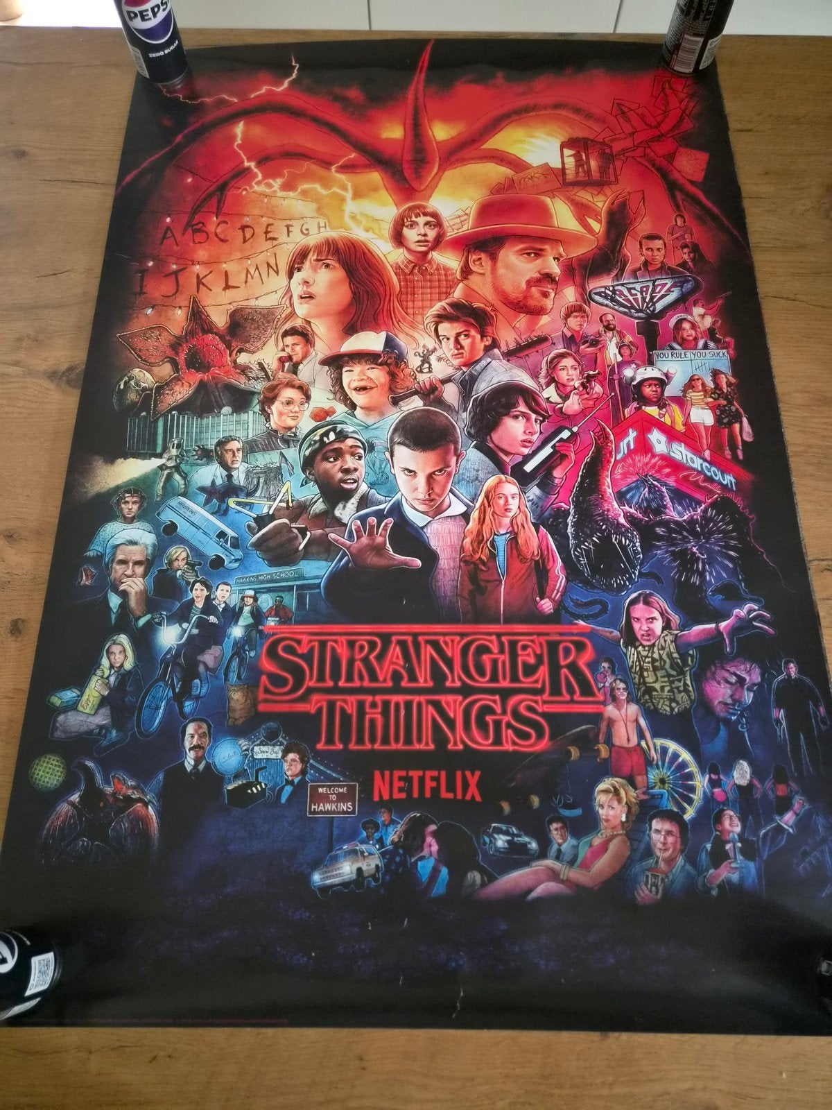 Stanger things posters, Ophalen