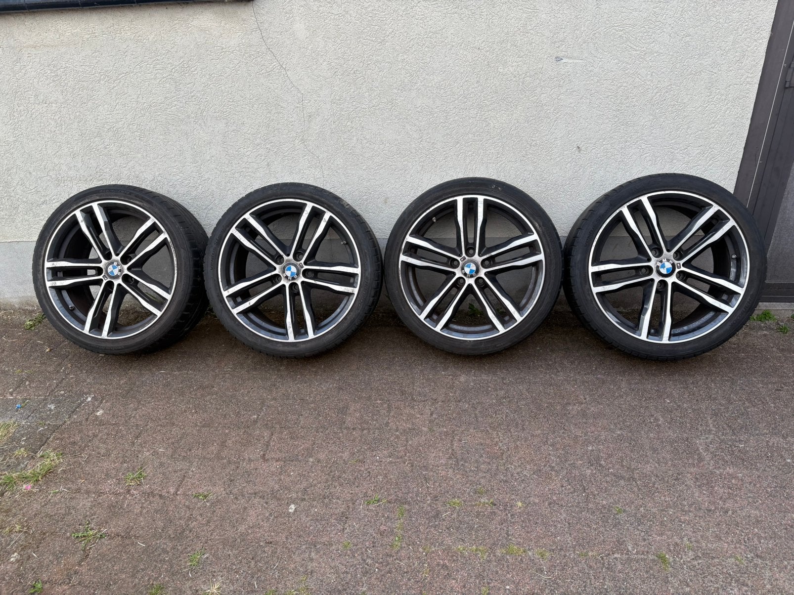 Orginal BMW velgen breed set, Ophalen, 19 inch, Band(en)