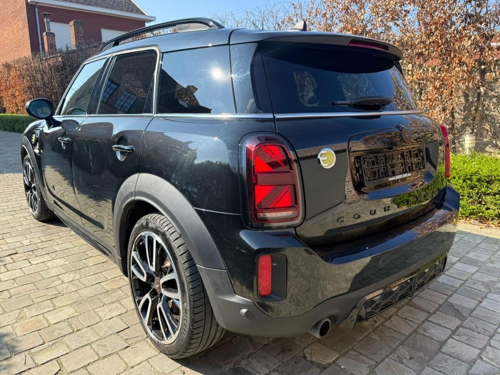 MINI Cooper SE Countryman ALL4 @| Pano | BTW | garantie, Auto's, Verwarmde buitenspiegels, Countryman, Zwart, Leder