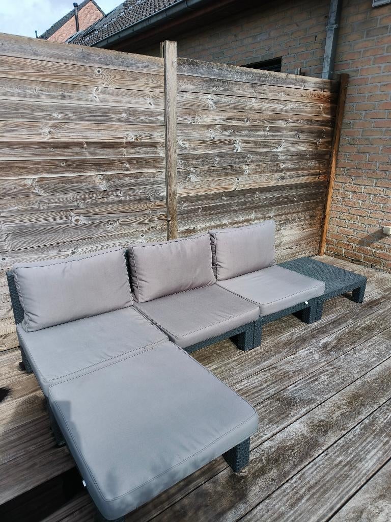 Loungeset Nevada - Allibert, 3 places, Banque, Synthétique, Enlèvement