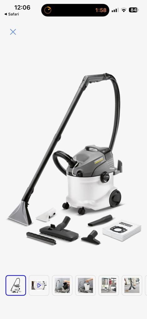 Karcher se 6100 heel weinig gebruikt, Bricolage & Construction, Enlèvement, Comme neuf