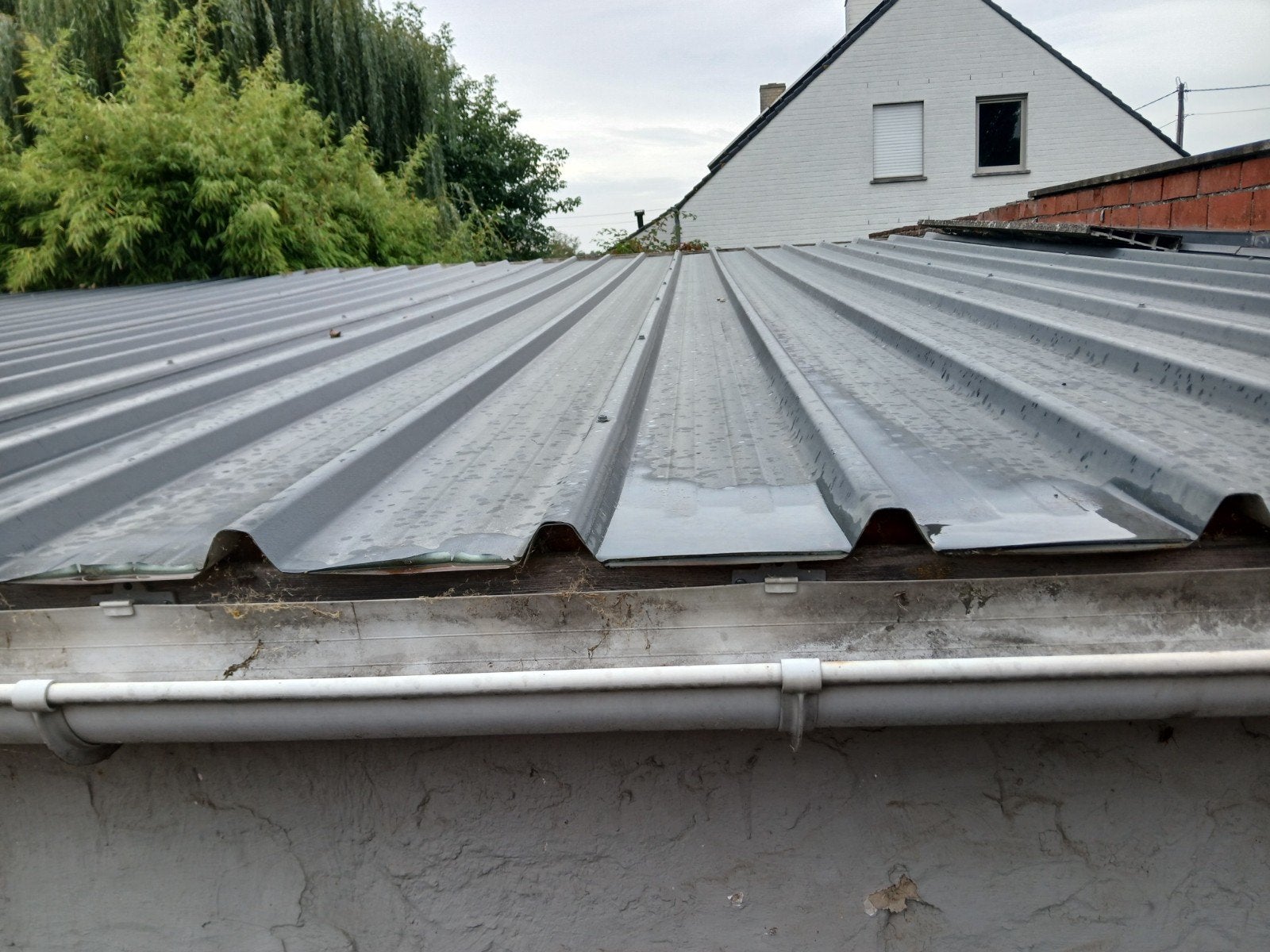 dakplaten joris ide, Doe-het-zelf en Bouw, Gebruikt, 15 m² of meer, Metaal, Grijs
