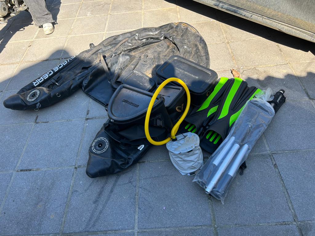 Savage gear high rider belly boot, Enlèvement