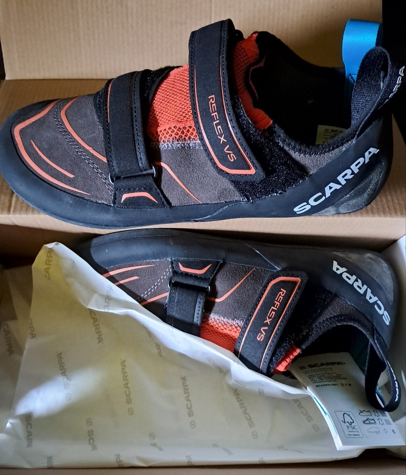 Chaussures d'escalade Scarpa Reflex VS 42, Enlèvement