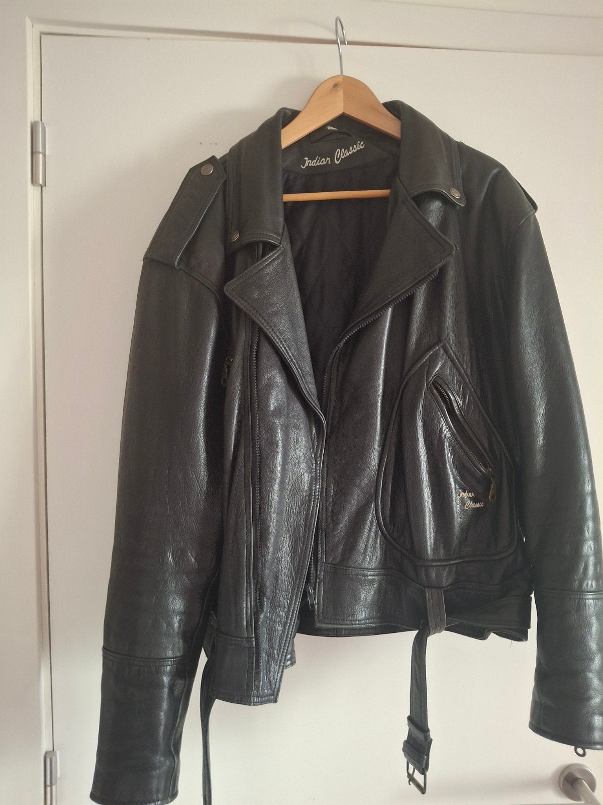 leren motorvest indian, Motoren, Ophalen, Heren, Jas | leer, INDIAN
