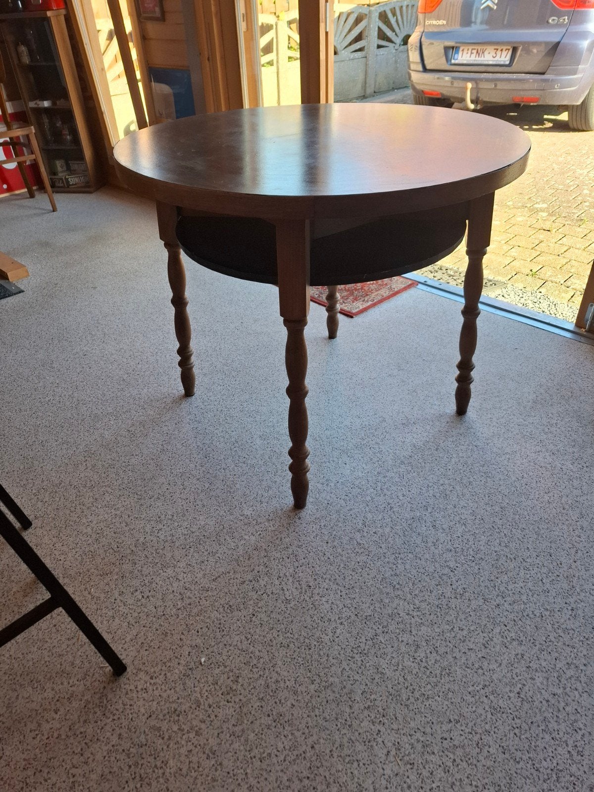 Cafe kaarttafel, Verzamelen, Ophalen