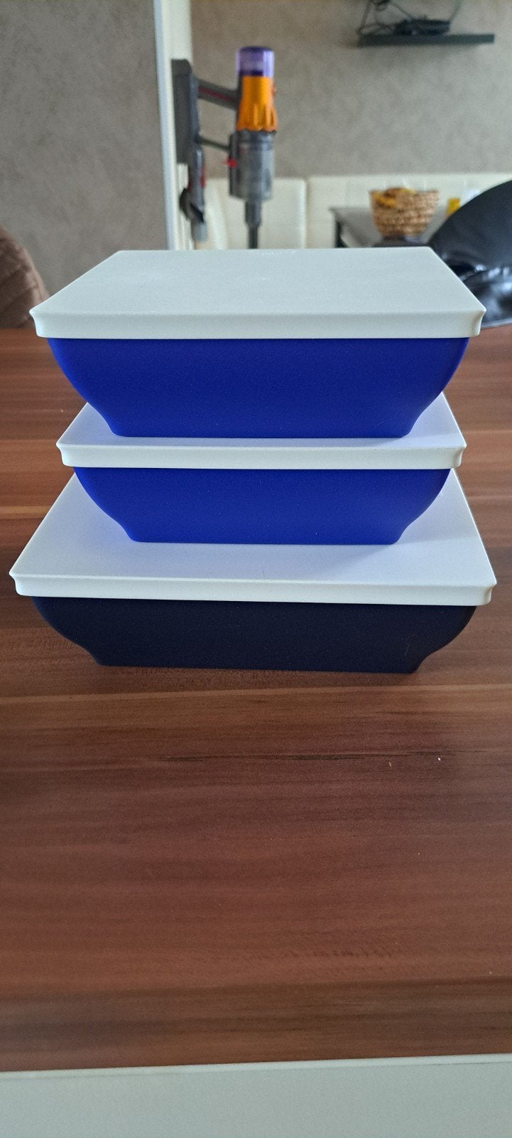 Nieuwe vierkante kommen van tupperware, Ophalen of Verzenden, Nieuw