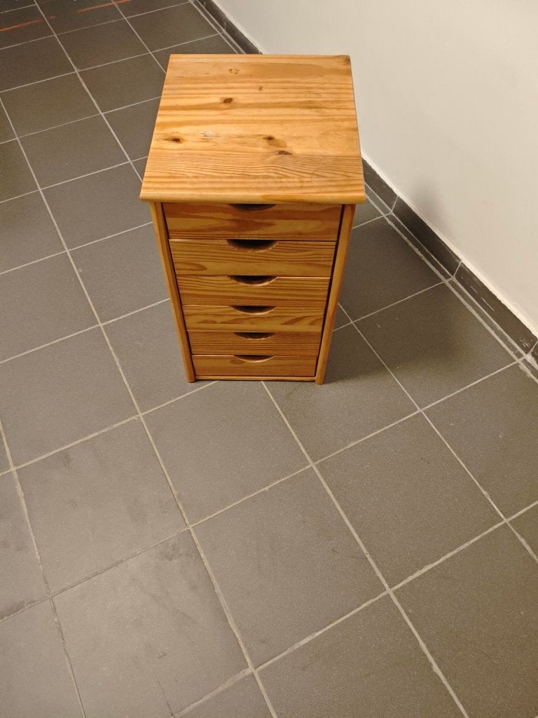Caisson de bureau à 6 tiroirs, Enlèvement