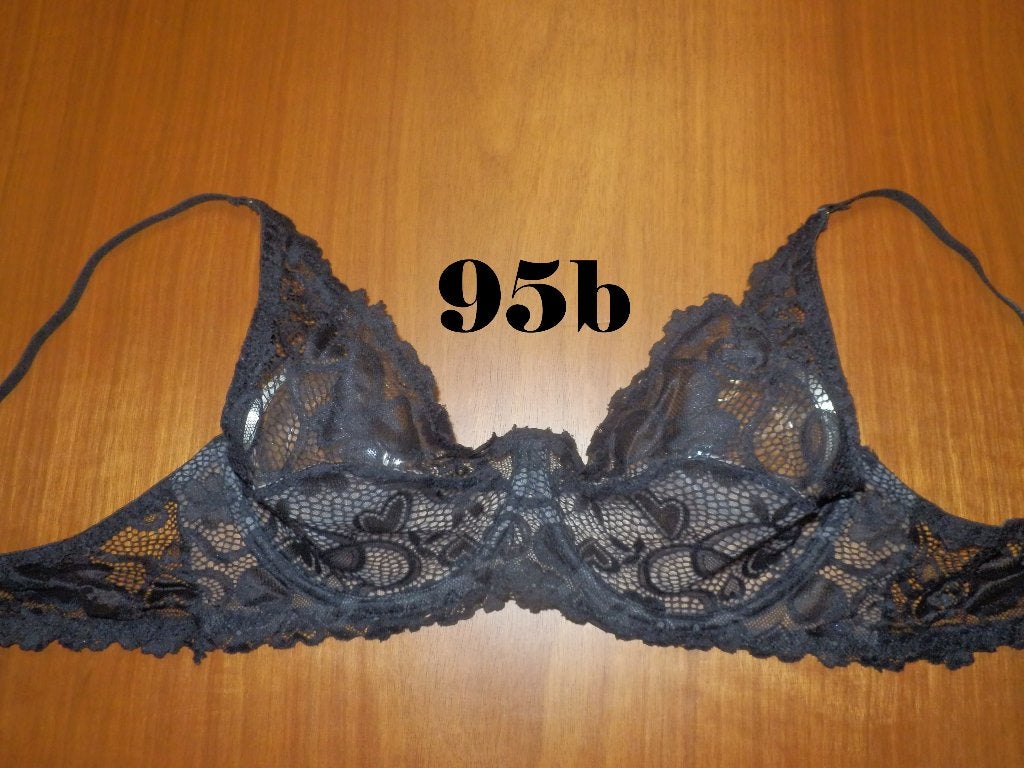 (131) - soutien gorge femme t.95b noir, Ophalen of Verzenden, Zwart, BH