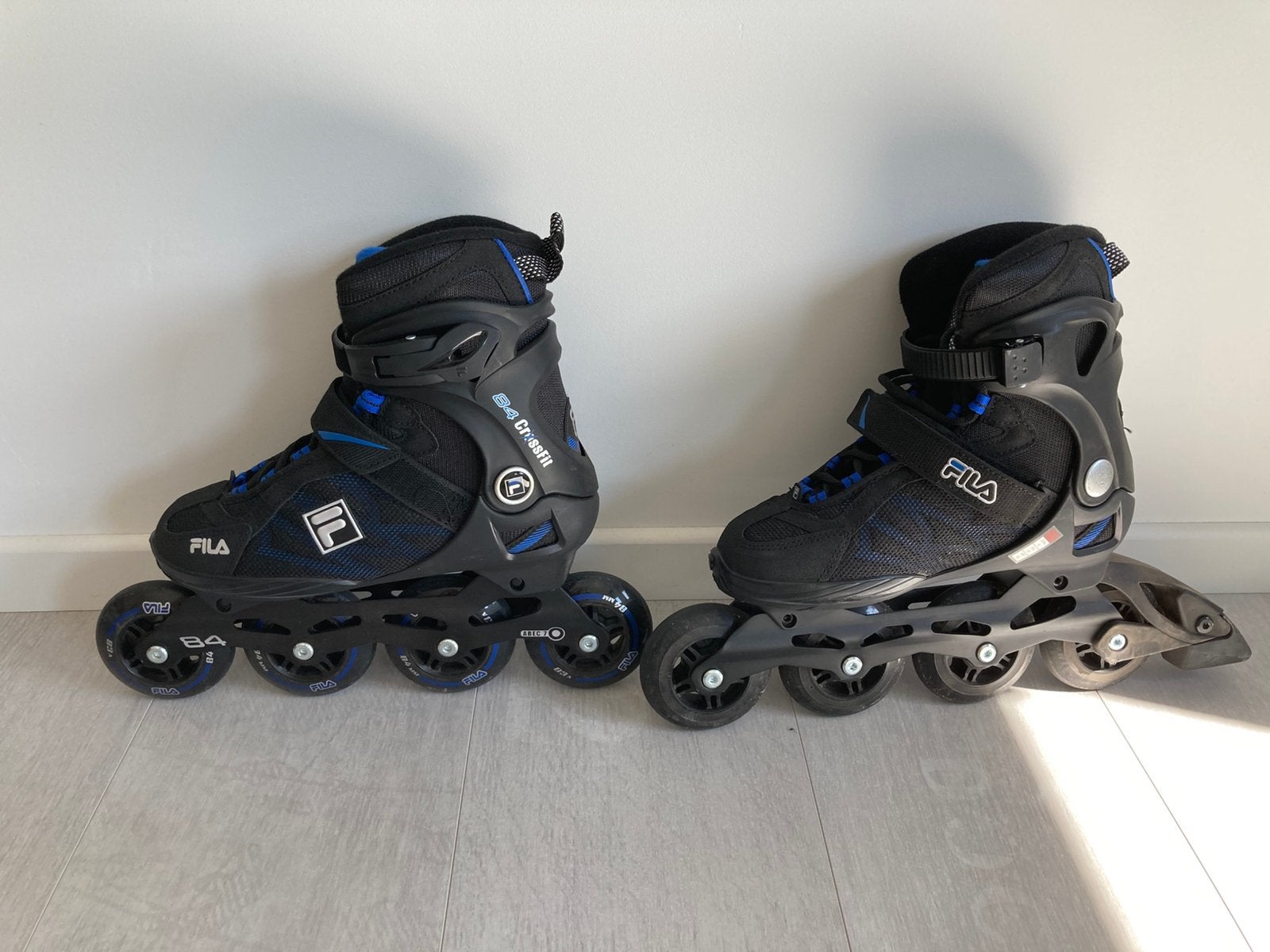 Inlineskates met toebehoren, Sport en Fitness, Dames, Zo goed als nieuw, Inline skates 4 wielen, Ophalen