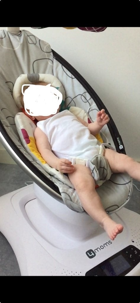 4moms mamaRoo 4 elektrische babyschommel IN NIEUWSTAAT, Kinderen en Baby's, Wipstoeltjes, Schommelstoel, Verstelbaar, Zo goed als nieuw