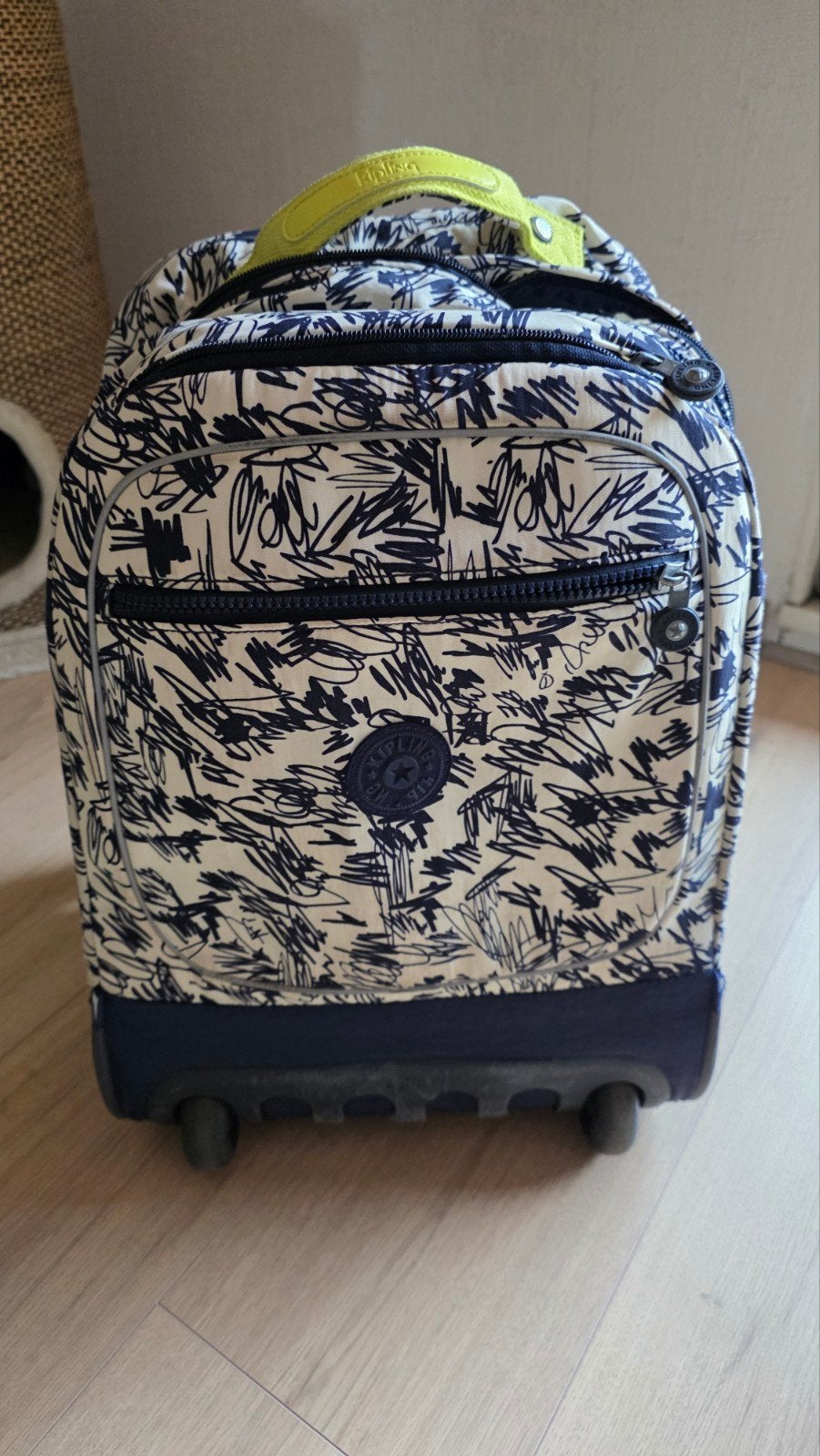 Sac à dos à roulettes (trolley) de la marque Kipling, Enlèvement, Utilisé, Bleu, Sac à dos