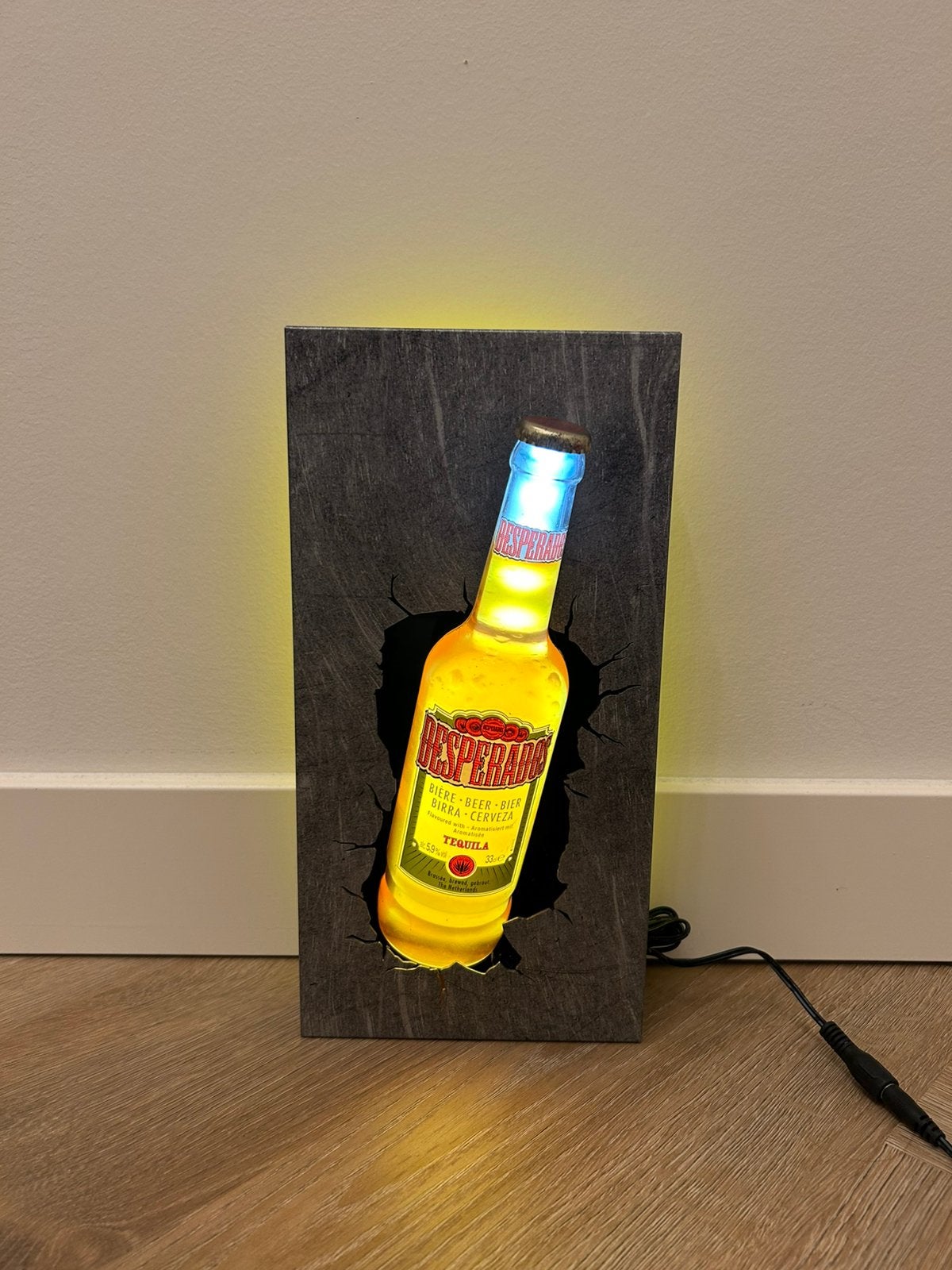 Desperados lichtreclame / lamp, Ophalen of Verzenden, Nieuw, Lichtbak of (neon) lamp