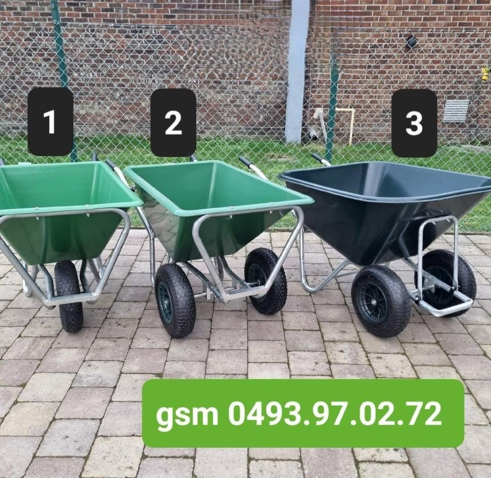 kruiwagens xxl mega groot 200L, Ophalen, Nieuw, Eenwielig