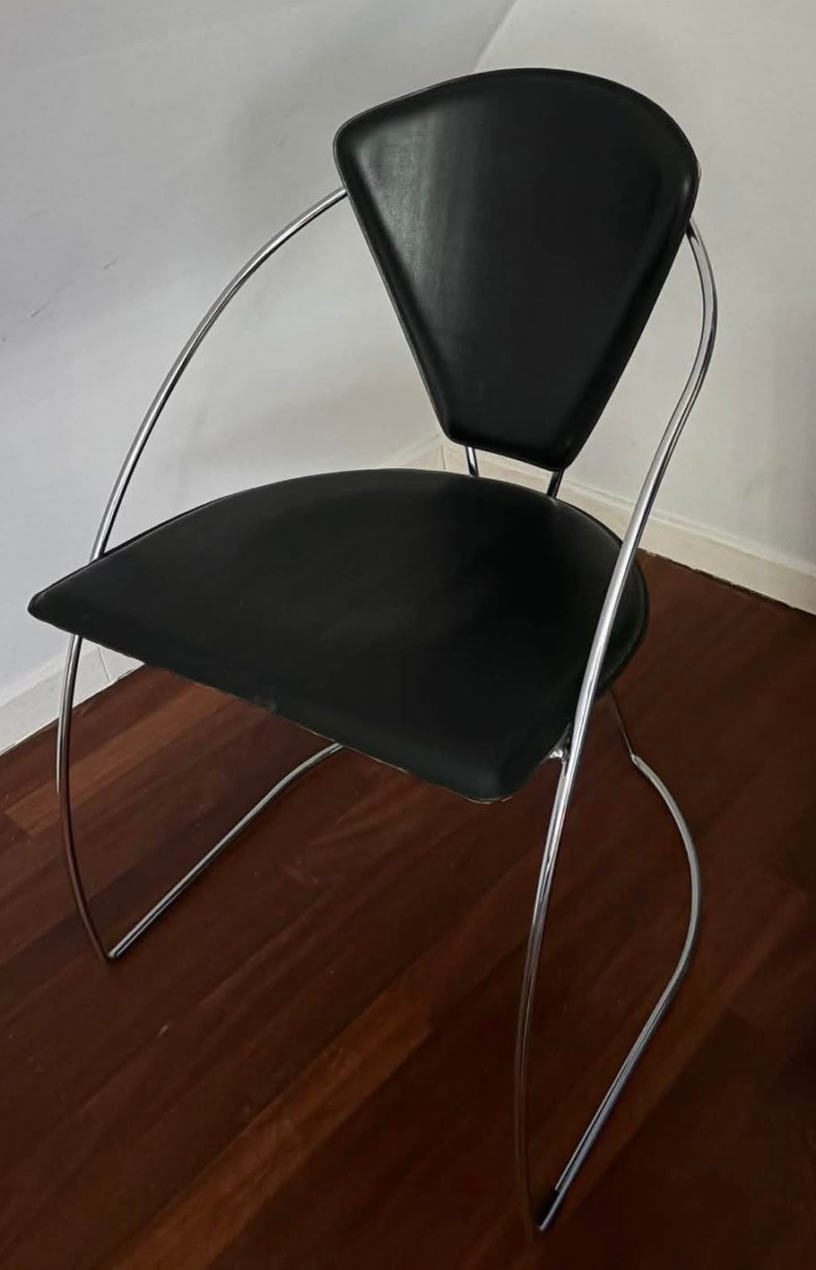 Linda'-stoel van Italiaanse fabrikant Arrben, Ophalen, Gebruikt, Zwart, Vintage