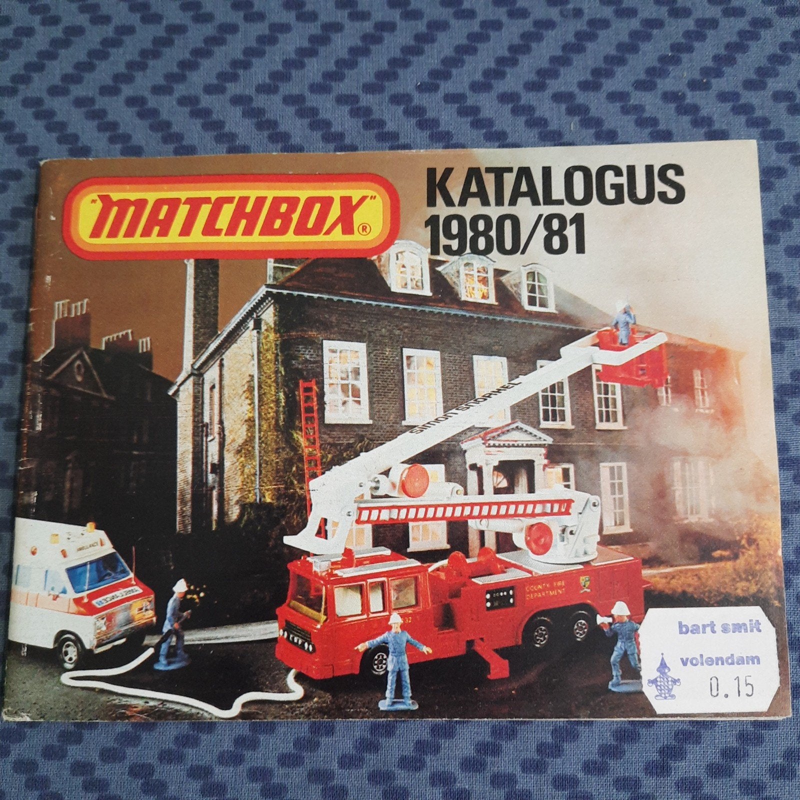 CATALOGUE DE MATCHBOX* 1980/1981 * VINTAGE * ÉTA, Hobby & Loisirs créatifs, Enlèvement, Comme neuf, Autres types, Matchbox