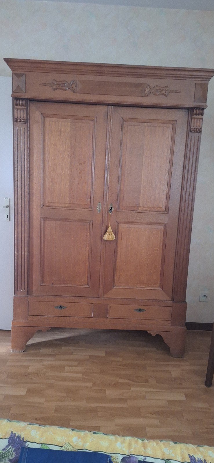 Antieke massief eiken slaapkamer (ca. 1910),, Enlèvement