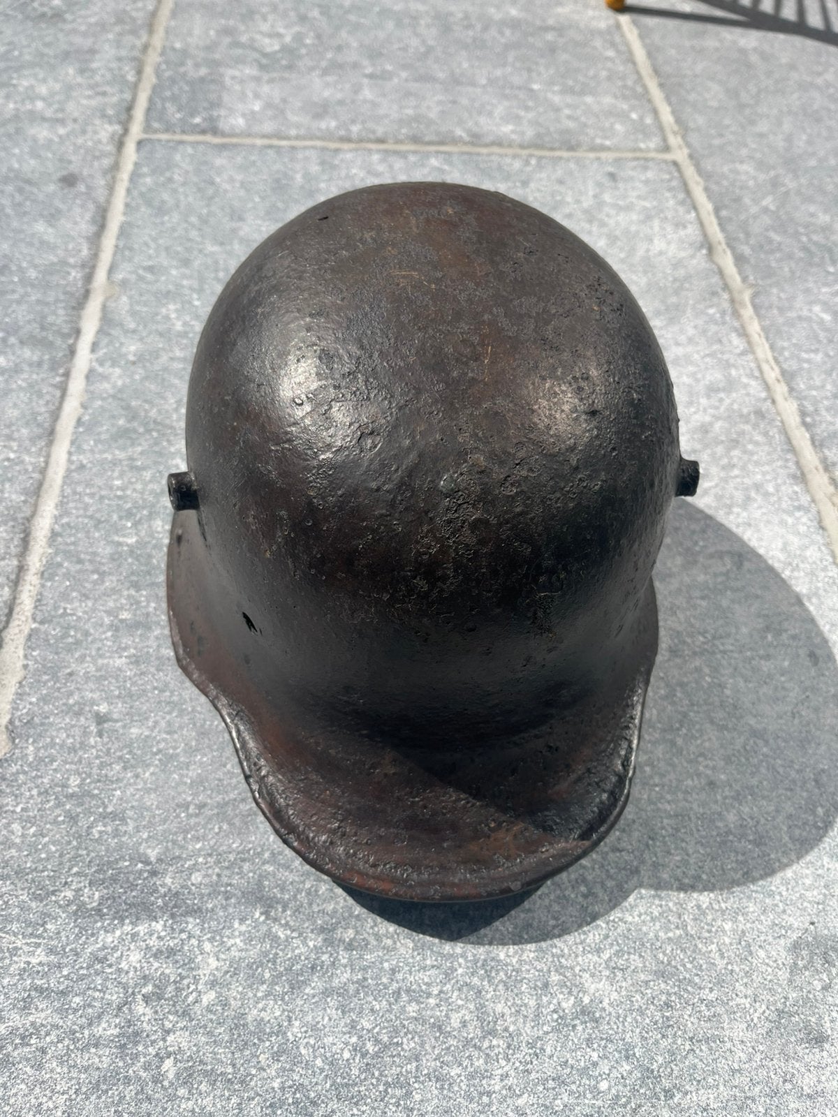 Duitse Stahlhelm M16 wo1, Collections, Objets militaires | Général, Enlèvement ou Envoi