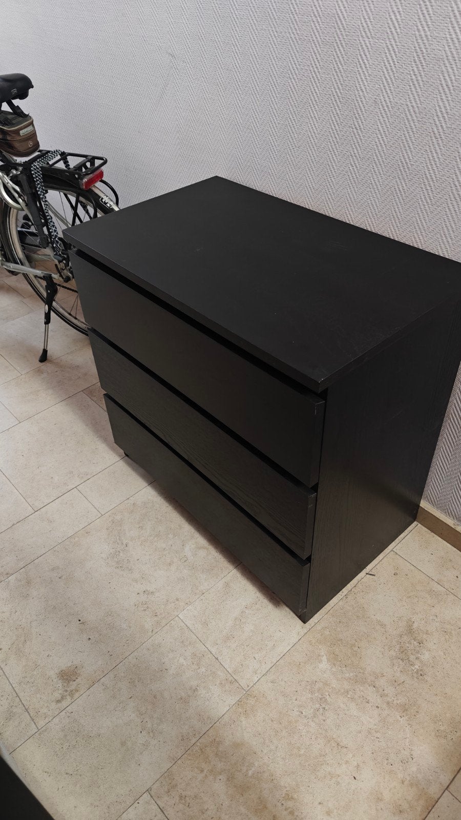 Malm zwartbruine ladekasten (2 stuks), Enlèvement