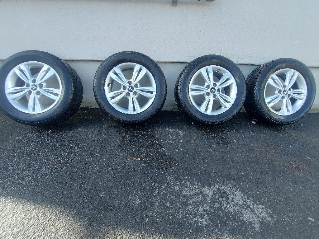 Wielenset velg+band/Hyundai Tucson ix35/Kia.../ Steek5x114.3, Autos : Pièces & Accessoires, Pneus & Jantes, Pneus été, 17 pouces
