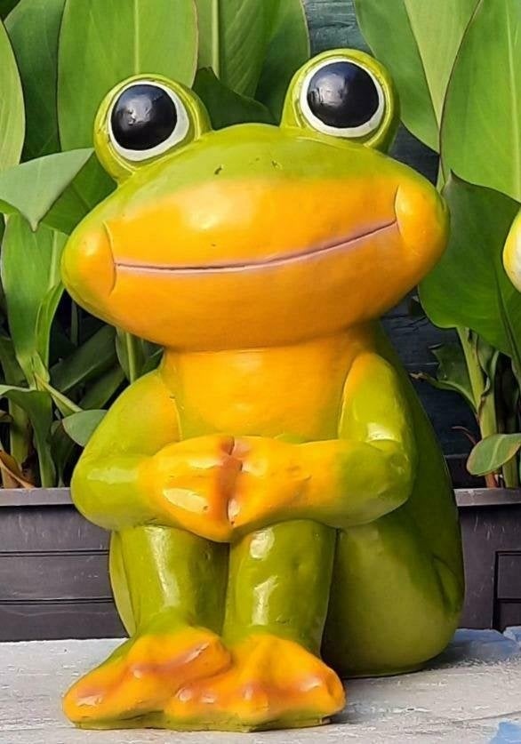 Grappige XXL zittende grote Kikker 50cm ,voor inn&out,,, Enlèvement, Neuf, Synthétique, Animal