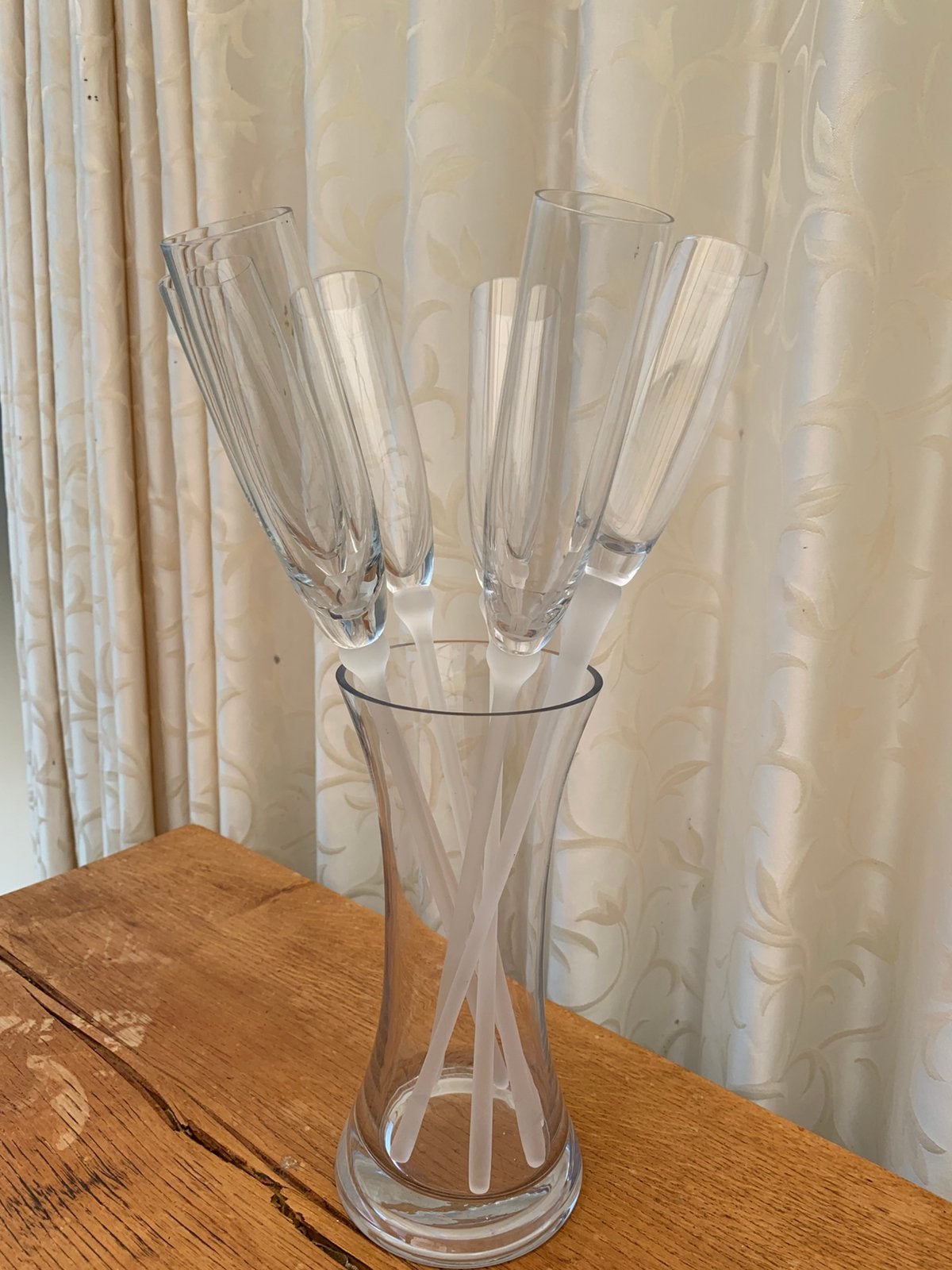 Verres champagne bouquet, Antiquités & Art, Enlèvement
