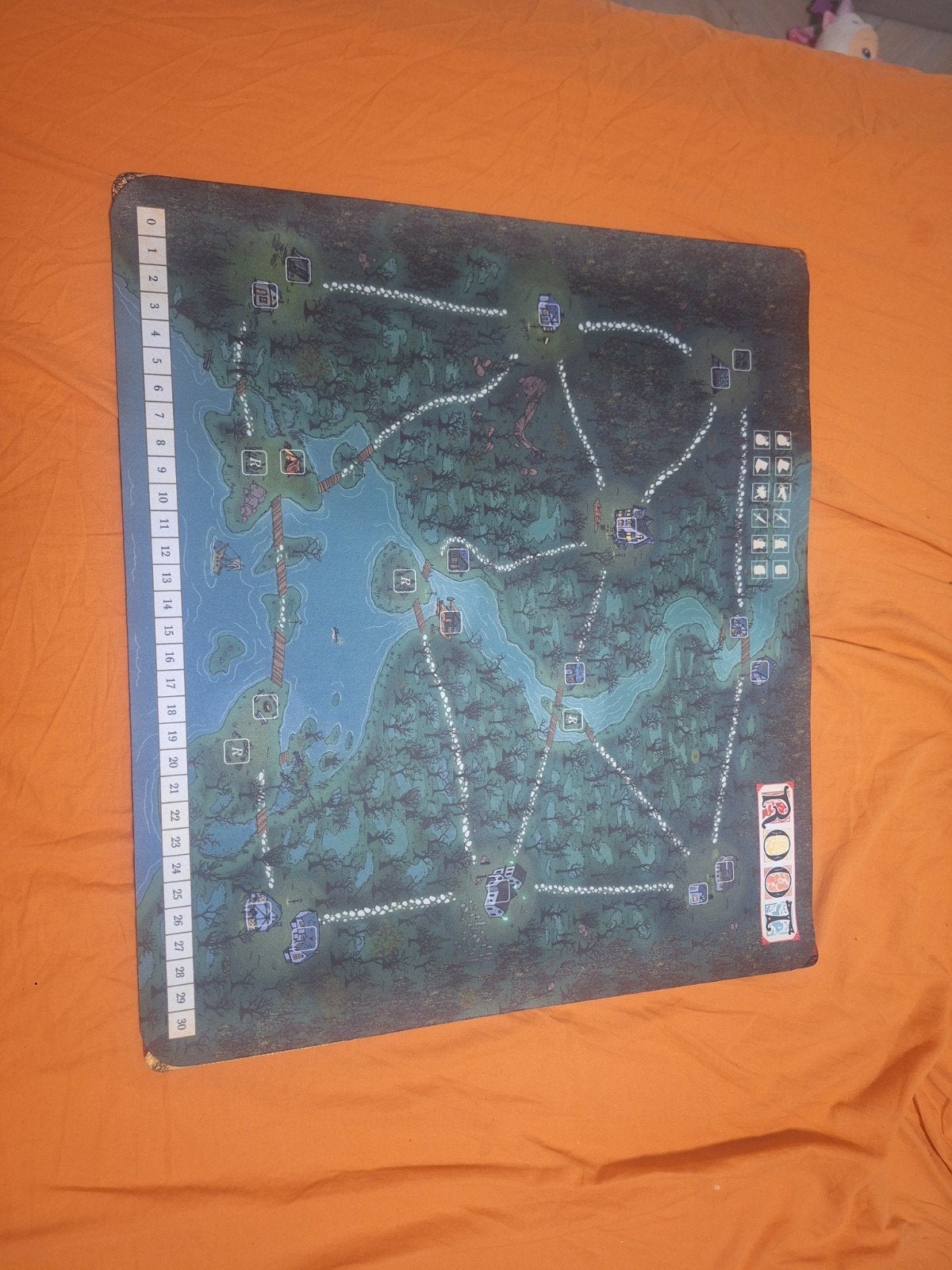 Root Bordspel Fan Map Gloom River Town, Hobby en Vrije tijd, Ophalen of Verzenden