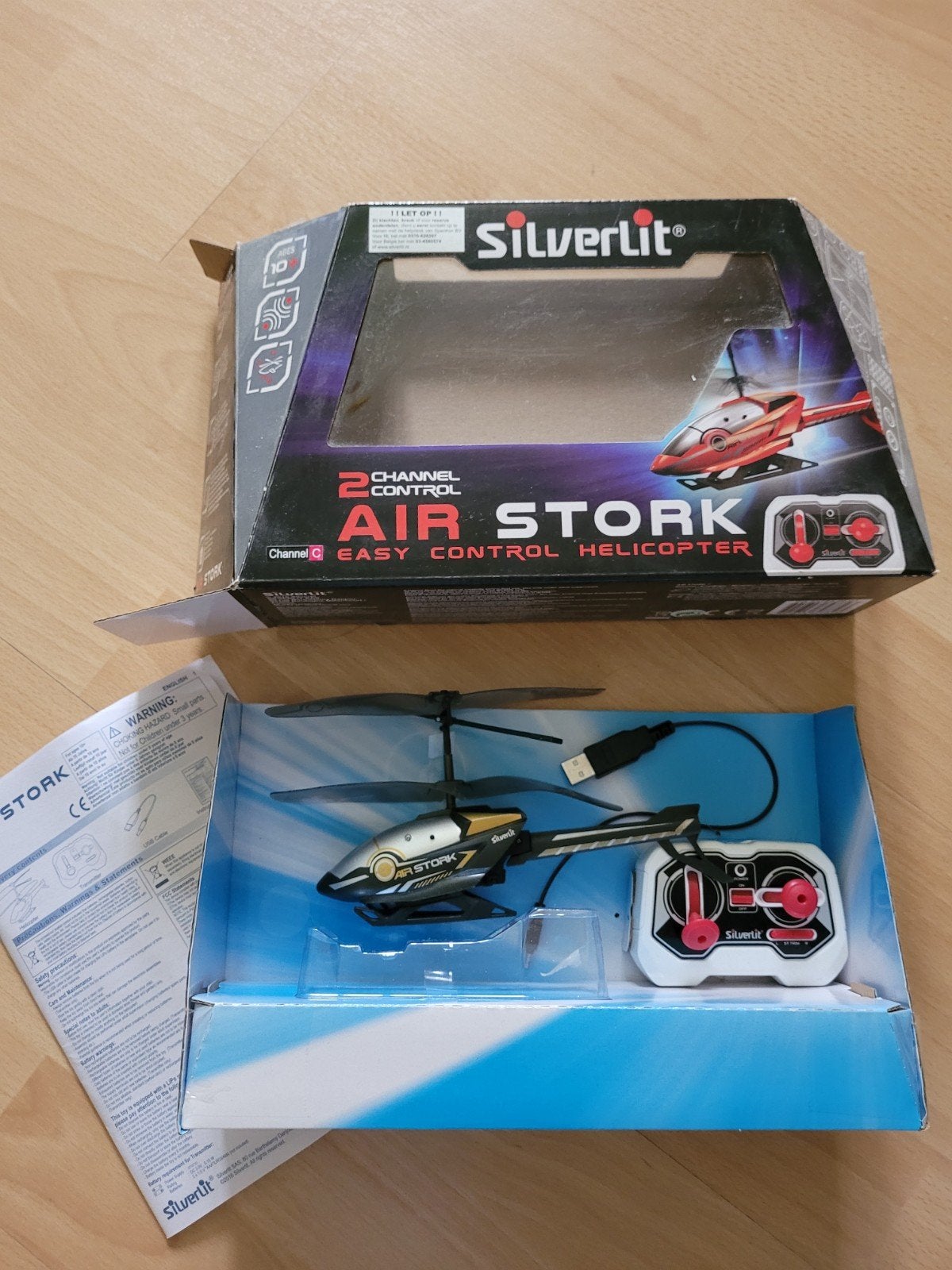 helikopter silverlit, Ophalen