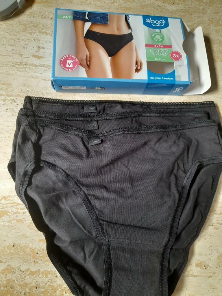 NIEUW Sloggi's Tai zwart  3 stuks Maat 38, Sloggi, Ophalen of Verzenden, Zwart, Slip