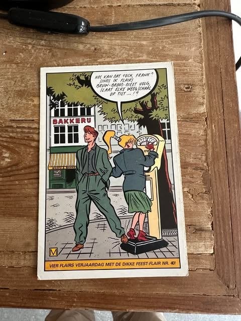 Flair postkaart weegschaal, Verzamelen, Ophalen of Verzenden, Ongelopen