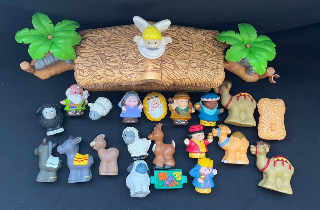 Little People-Kerststal | Luxe editie | Met geluid en muziek, Ophalen of Verzenden, Gebruikt, Speelset, Met licht