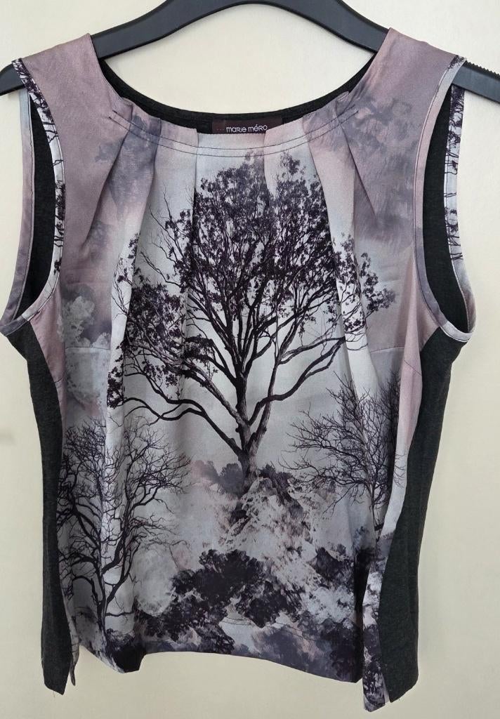 Roos Grijs topje van Marie Méro, Kleding | Dames, Maat 42/44 (L), Marie Méro, Ophalen of Verzenden, Zonder mouw