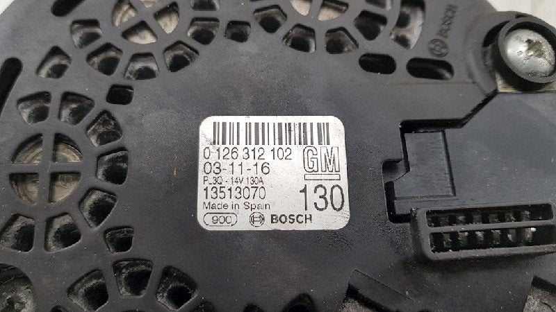 ALTERNATEUR Opel Astra K (01-2015/12-2022), Robert Bosch AG, Opel, Utilisé, Robert-Bosch-Allee 1
74232  Abstatt, DE