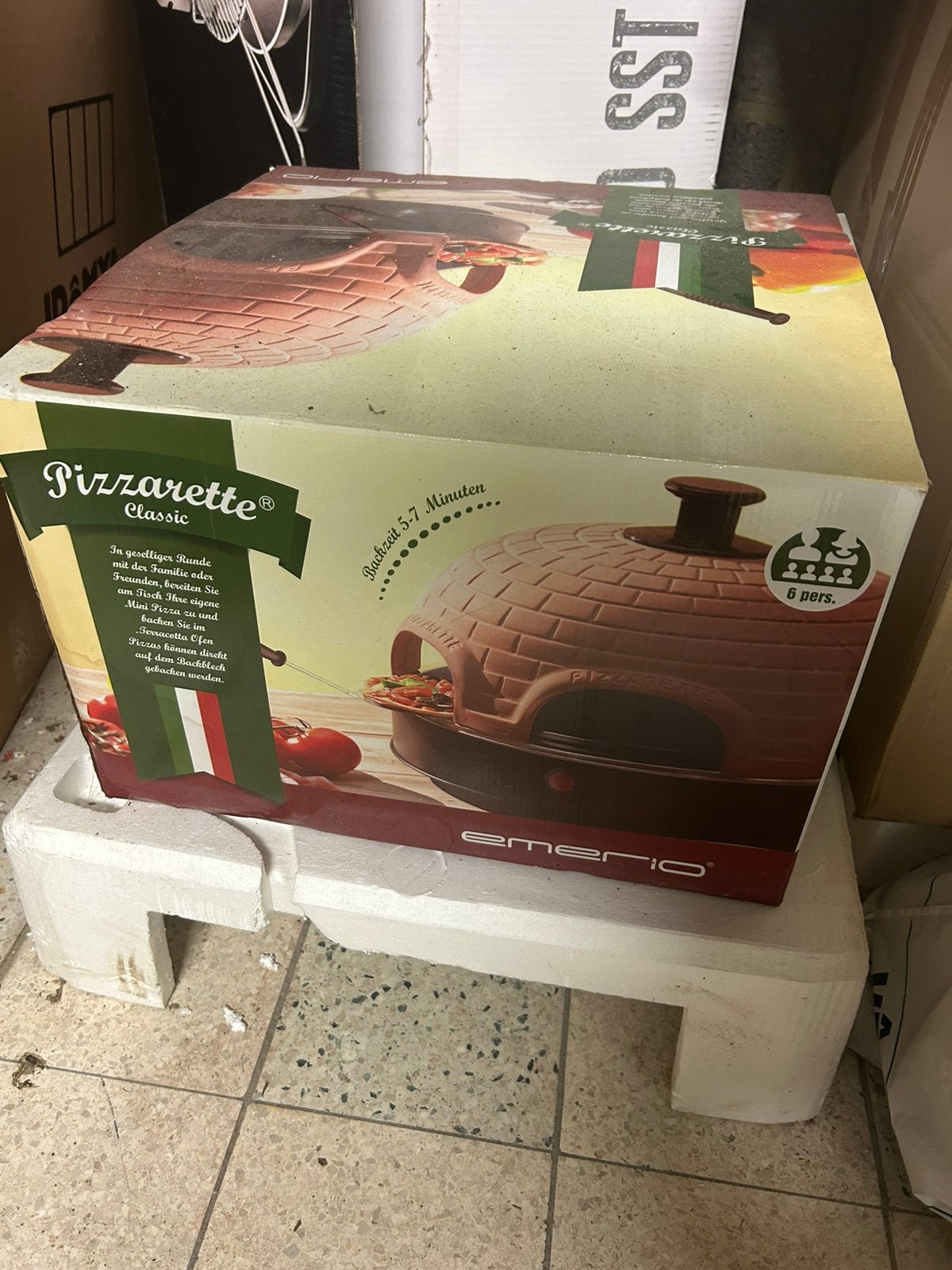 Pizarette Emerio, Electroménager, Appareils à gourmet, Enlèvement, Utilisé
