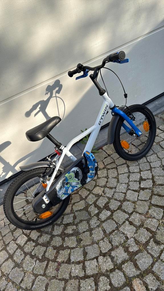 Vélo 16 pouces pour enfants B'Twin, Vélos & Vélomoteurs, Vélos | Vélos pliables, Comme neuf, Enlèvement