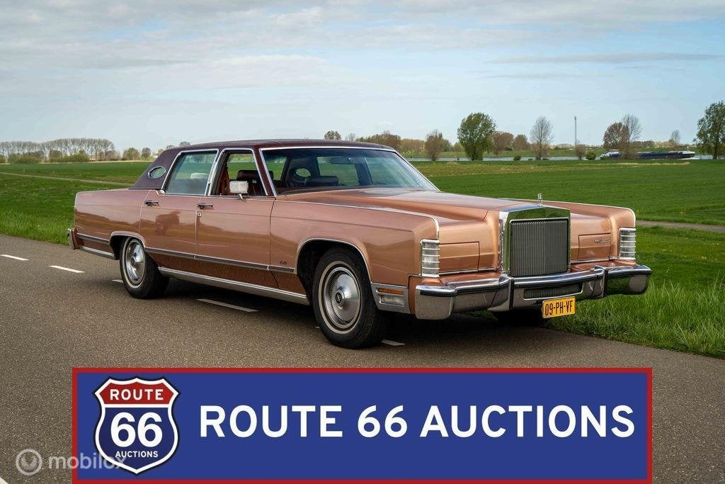 Lincoln Continental Town Car | 1979 | Route 66 Auctions, Zwart, Bedrijf, Handgeschakeld, Overige carrosserie