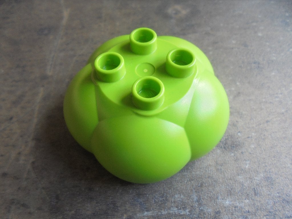 Lego Duplo Plant Tree Top Bush with 4 Top Studs (zie foto's), Ophalen of Verzenden, Gebruikt, Losse stenen, Duplo