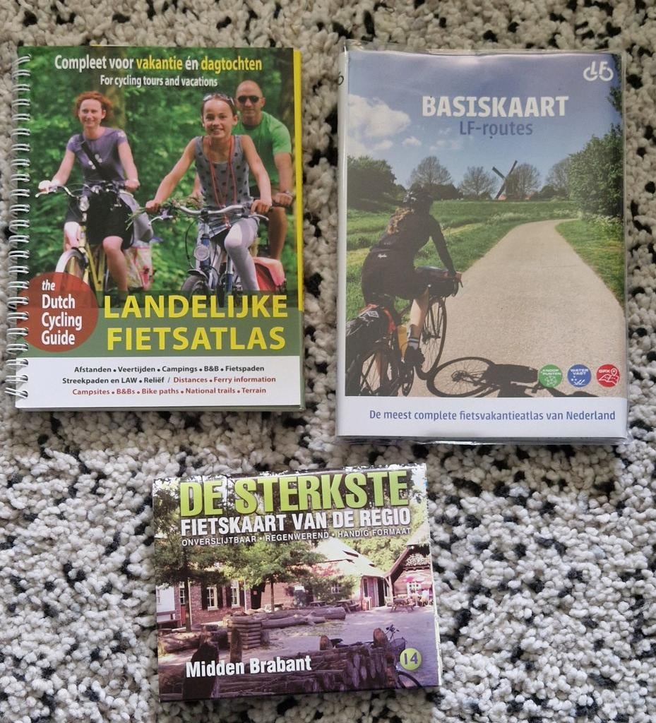 3 fiets atlas kaart.NL, Ophalen of Verzenden