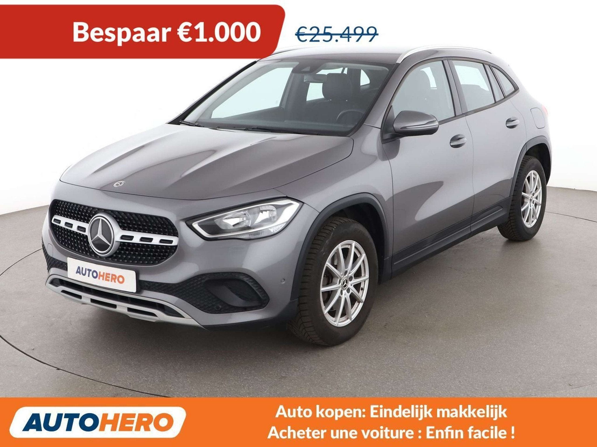 Mercedes-Benz GLA 180 GLA 180 d (automatique), Autos, Argent ou Gris, Achat, Euro 6, Noir