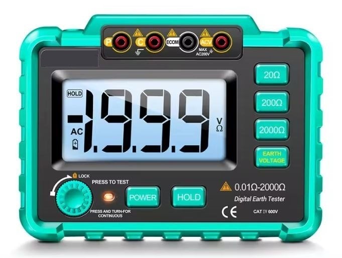 NIEUW IN DOOS aardingsmeter ground-tester, Doe-het-zelf en Bouw, Ophalen of Verzenden, Nieuw, Elektriciteit