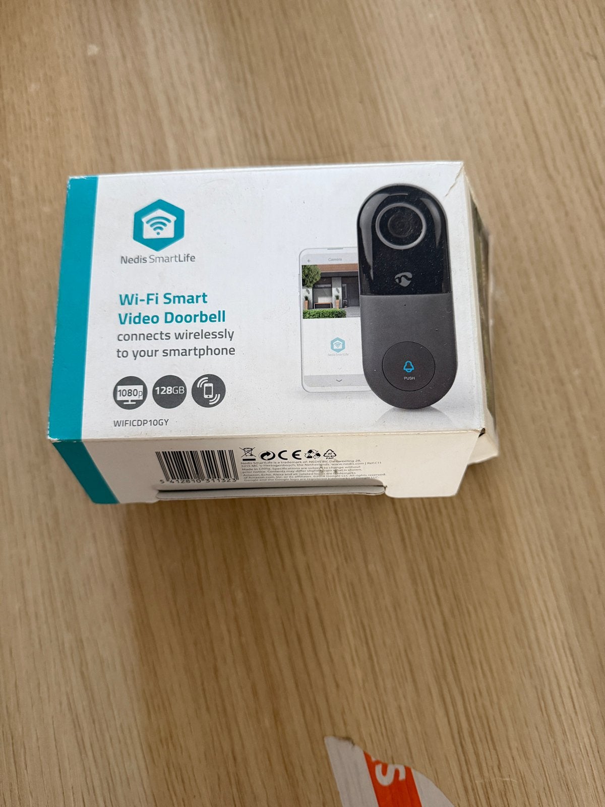 Deurbel met camerazicht, Ophalen, Zo goed als nieuw