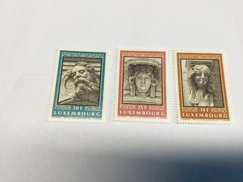 Lot 3 zegels Postfris LUXEMBURG, Ophalen of Verzenden, Luxemburg, Postfris