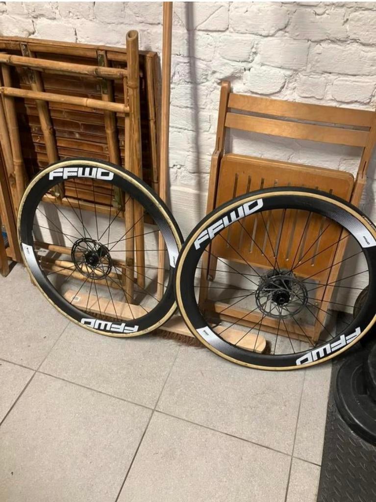 Carbon ffwd wielen, Fietsen en Brommers, Fietsonderdelen, Zo goed als nieuw, Carbon, Ophalen