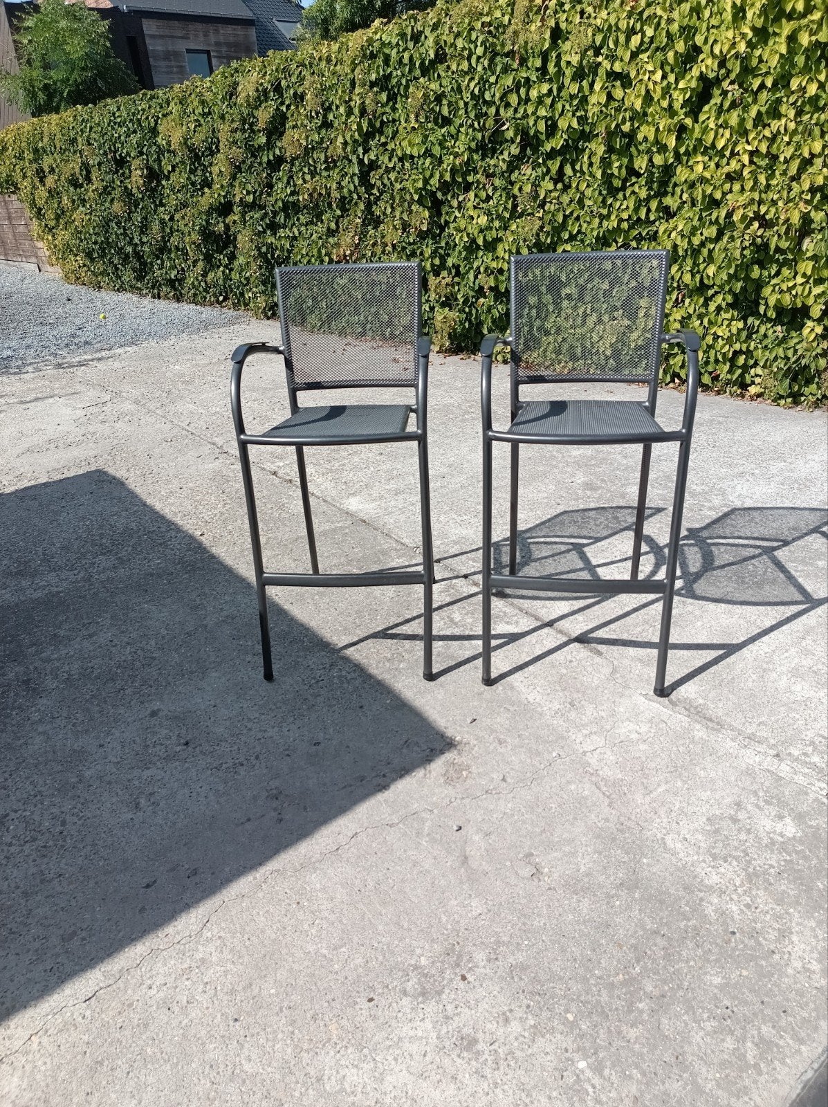 metalen barkrukken, Tuin en Terras, Tuinstoelen, Ophalen