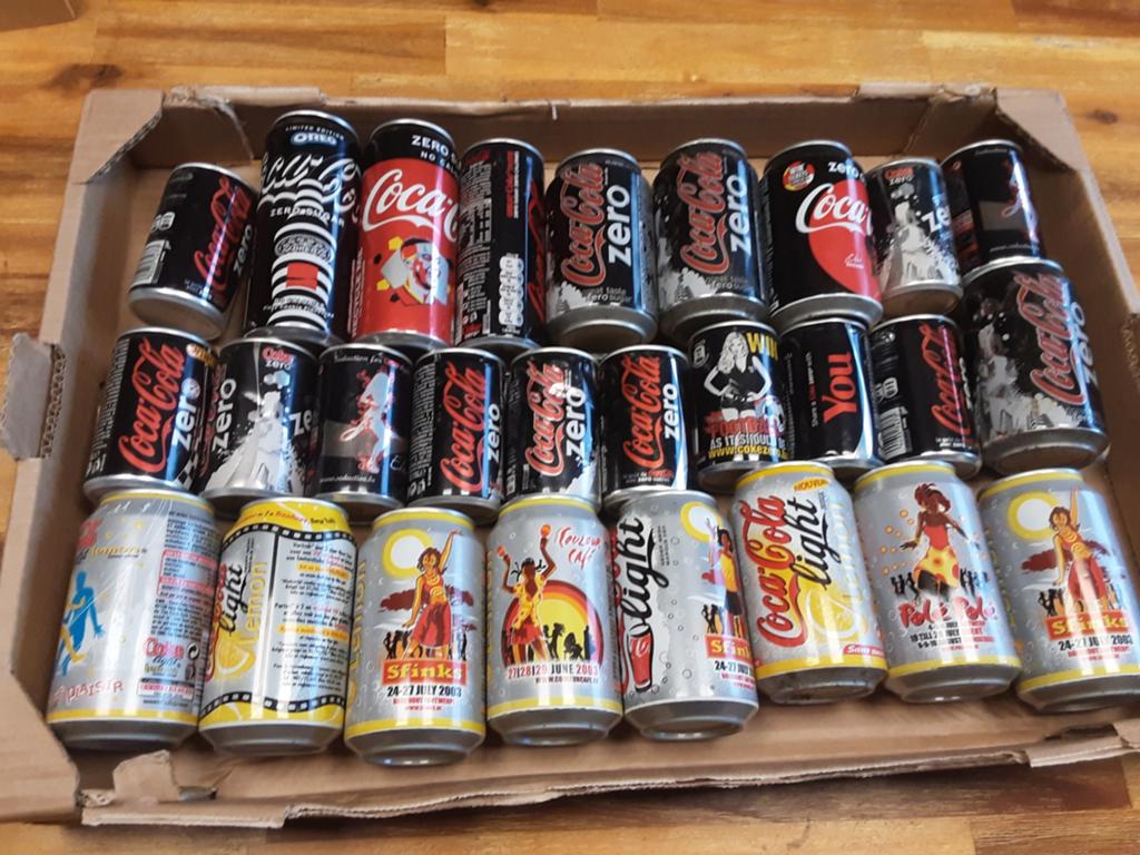 Coca cola  blikjes, Verzamelen, Ophalen
