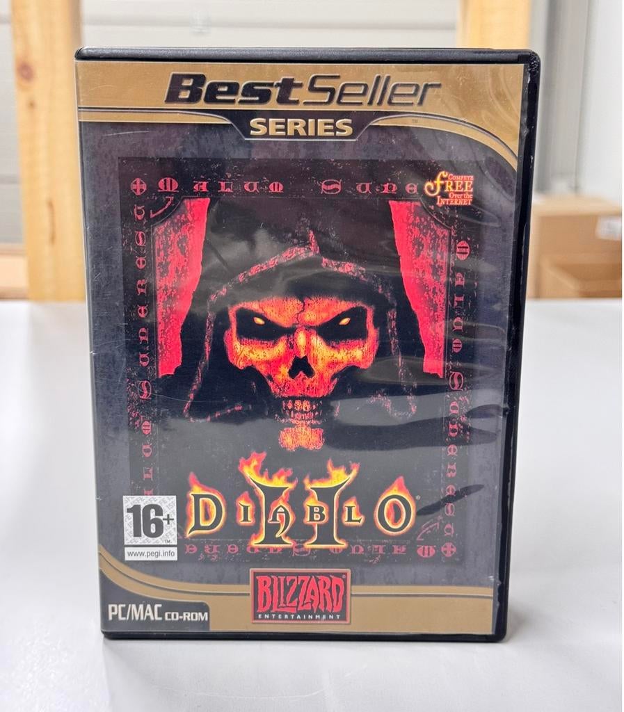 PC-Mac CD-rom best-seller Diablo II 2 met boekje en code, Games en Spelcomputers, Games | Pc, Zo goed als nieuw, Avontuur en Actie