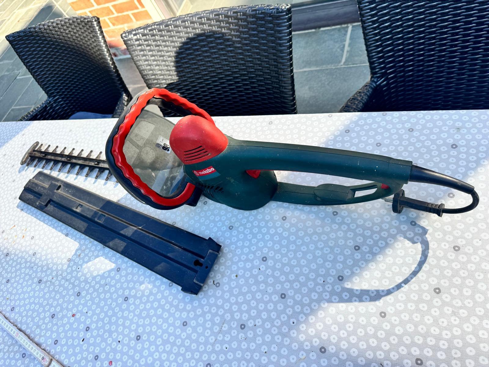 Metabo haagschaar electrisch, Ophalen of Verzenden, Zo goed als nieuw