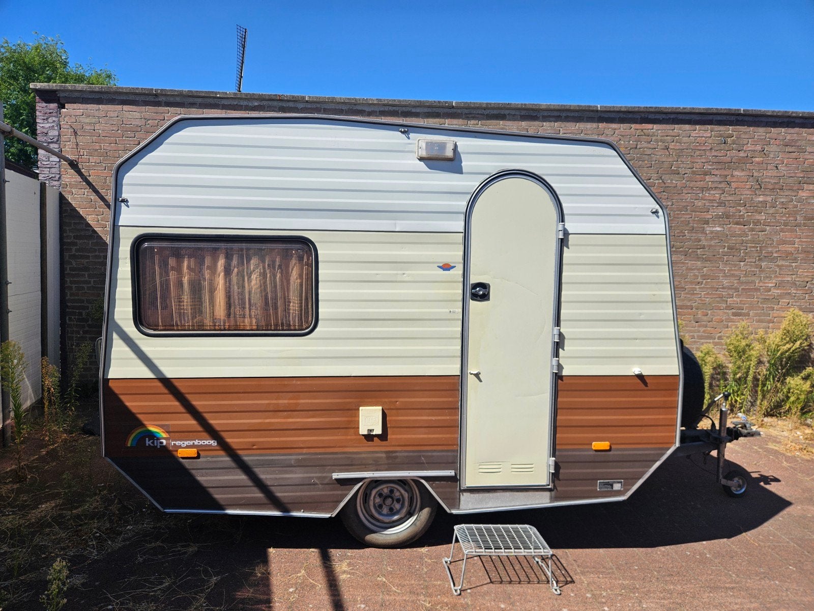 Kip regenboog caravan oldtimer retro onder 750 kilo, Caravanes & Camping, Particulier, Kip